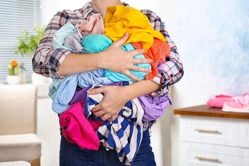 CRISP College Laundry Service Step 1: Bring Your Laundry to the CRISP truck